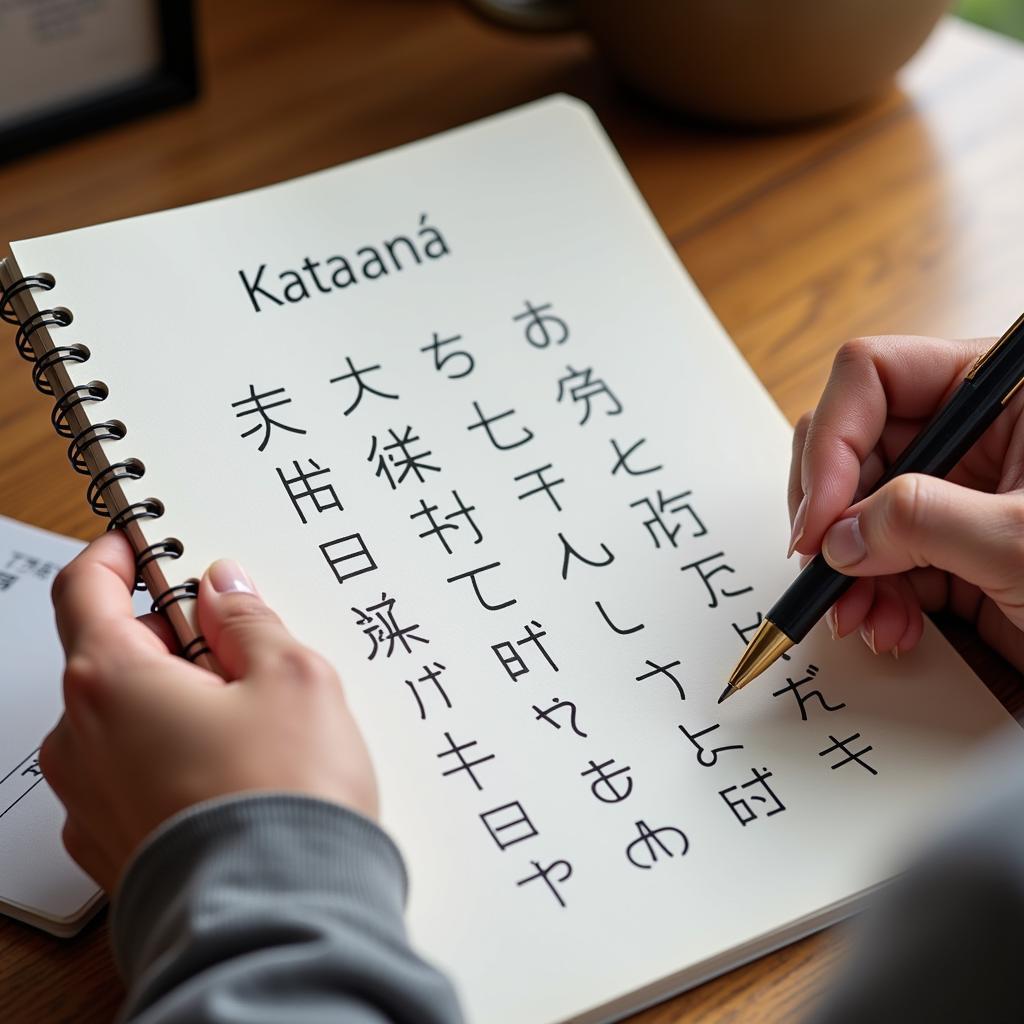 Học bảng Katakana