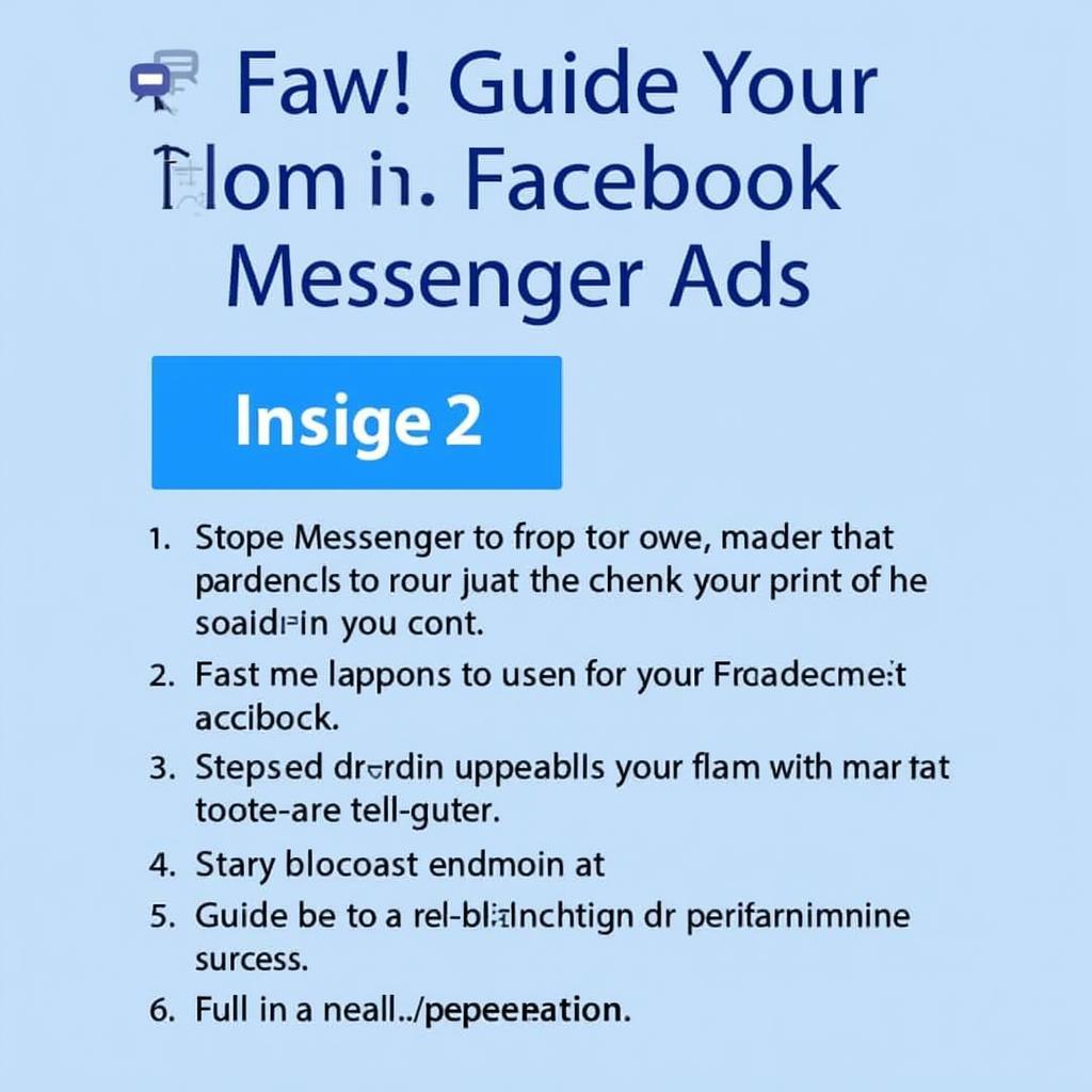 Hướng dẫn chạy quảng cáo trên Messenger - Facebook Ads