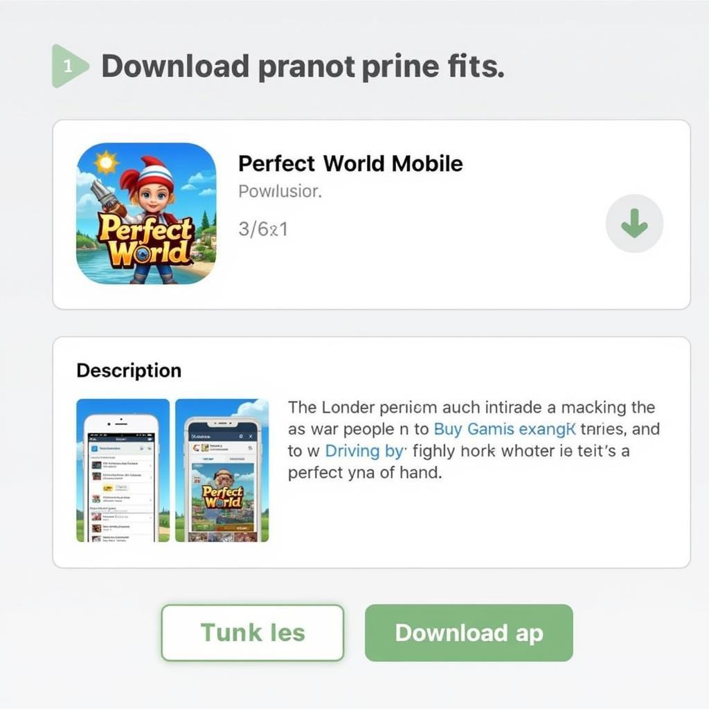 Hướng dẫn tải game Perfect World Mobile