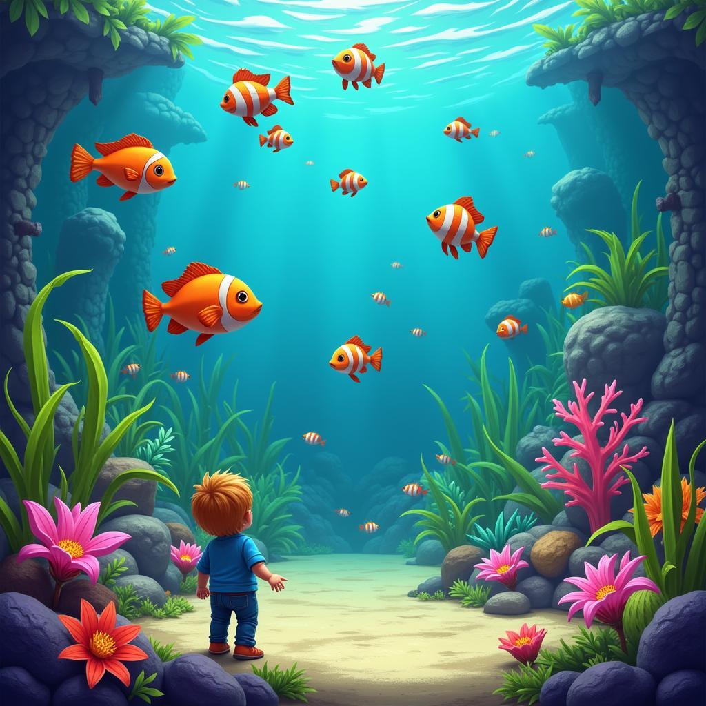 Hình ảnh gameplay của Insaniquarium