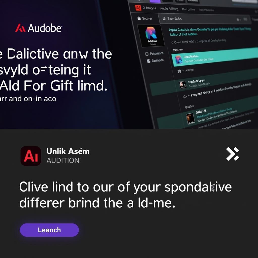 Khởi động Adobe Audition