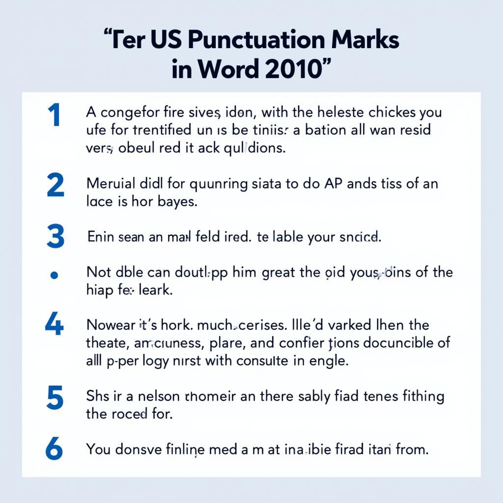 Lưu ý khi sử dụng dấu chấm trong Word 2010 để đảm bảo văn bản chính xác và đẹp mắt