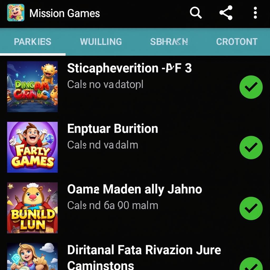 Tải game android trên Mission Games APK