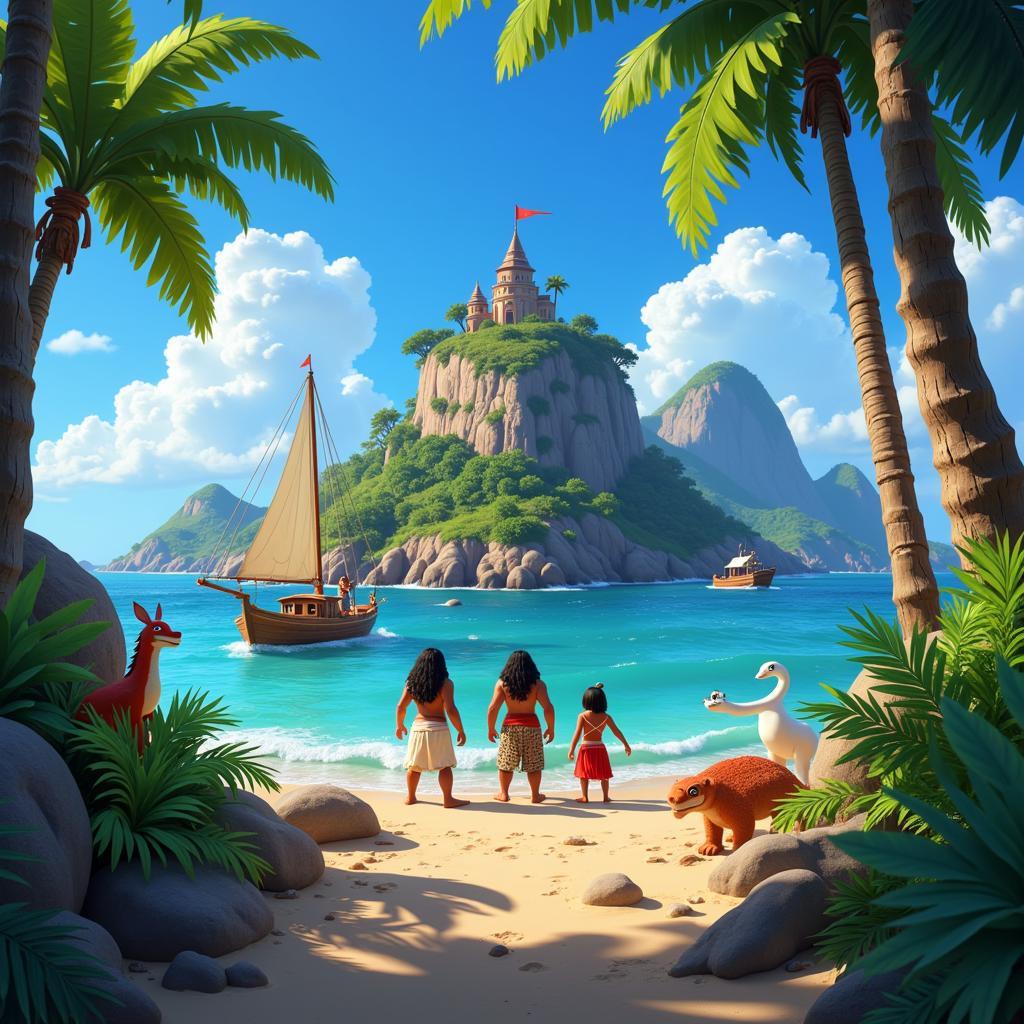 Hình ảnh minh họa cho Moana Games Online: Hành trình phiêu lưu