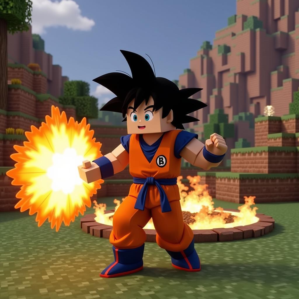 Mod Minecraft Songoku: Khám phá thế giới Dragon Ball