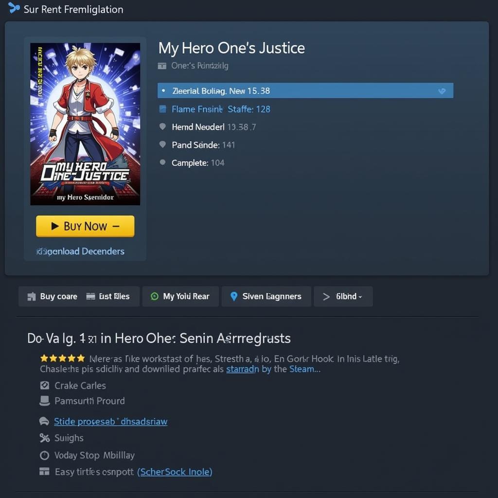 Tải Game My Hero One's Justice PC Trên Nền Tảng Steam