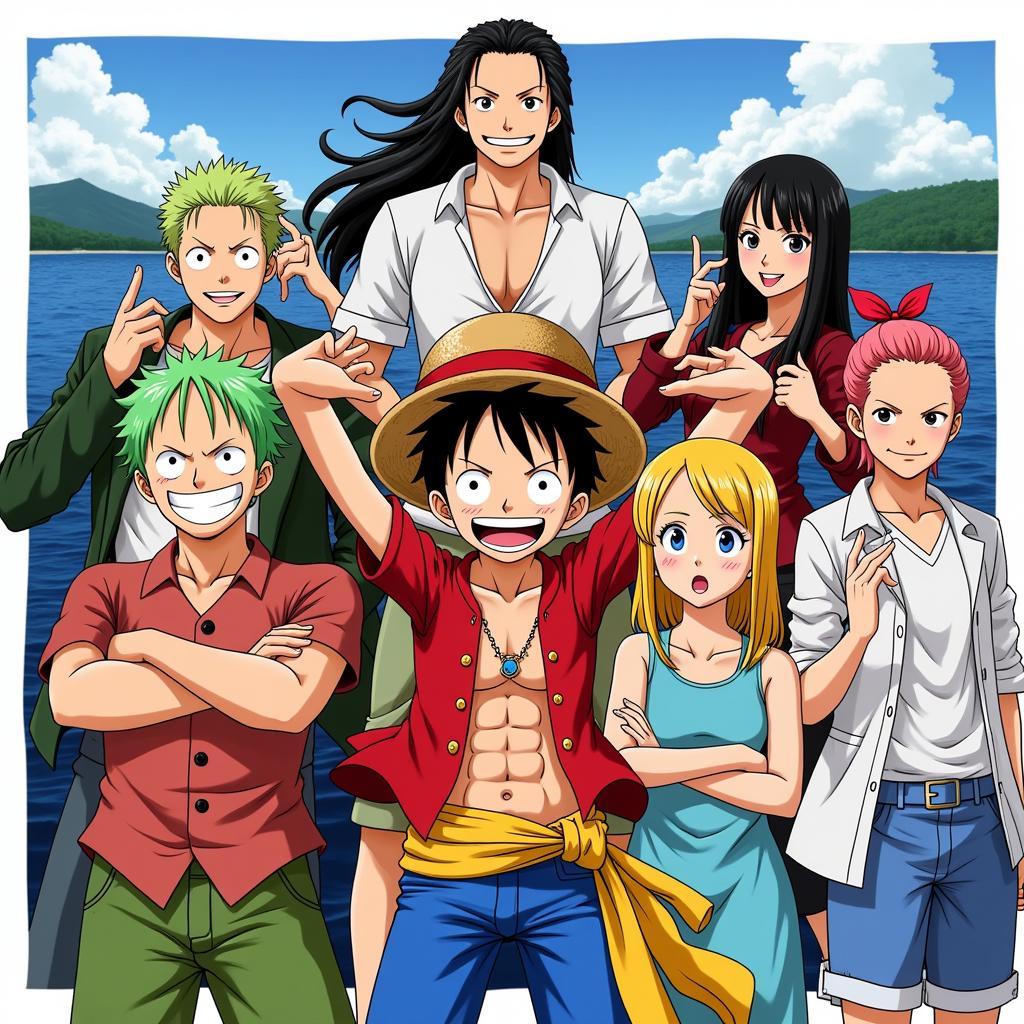 Game One Piece Đại Chiến 1.5 Nhân Vật