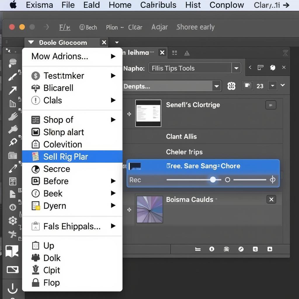 Giao diện phần mềm Adobe Photoshop