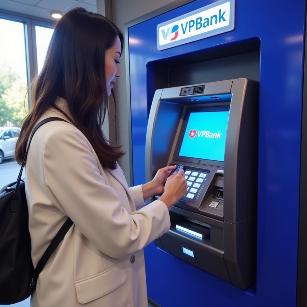 Hướng dẫn chi tiết cách rút tiền từ máy ATM VPBank