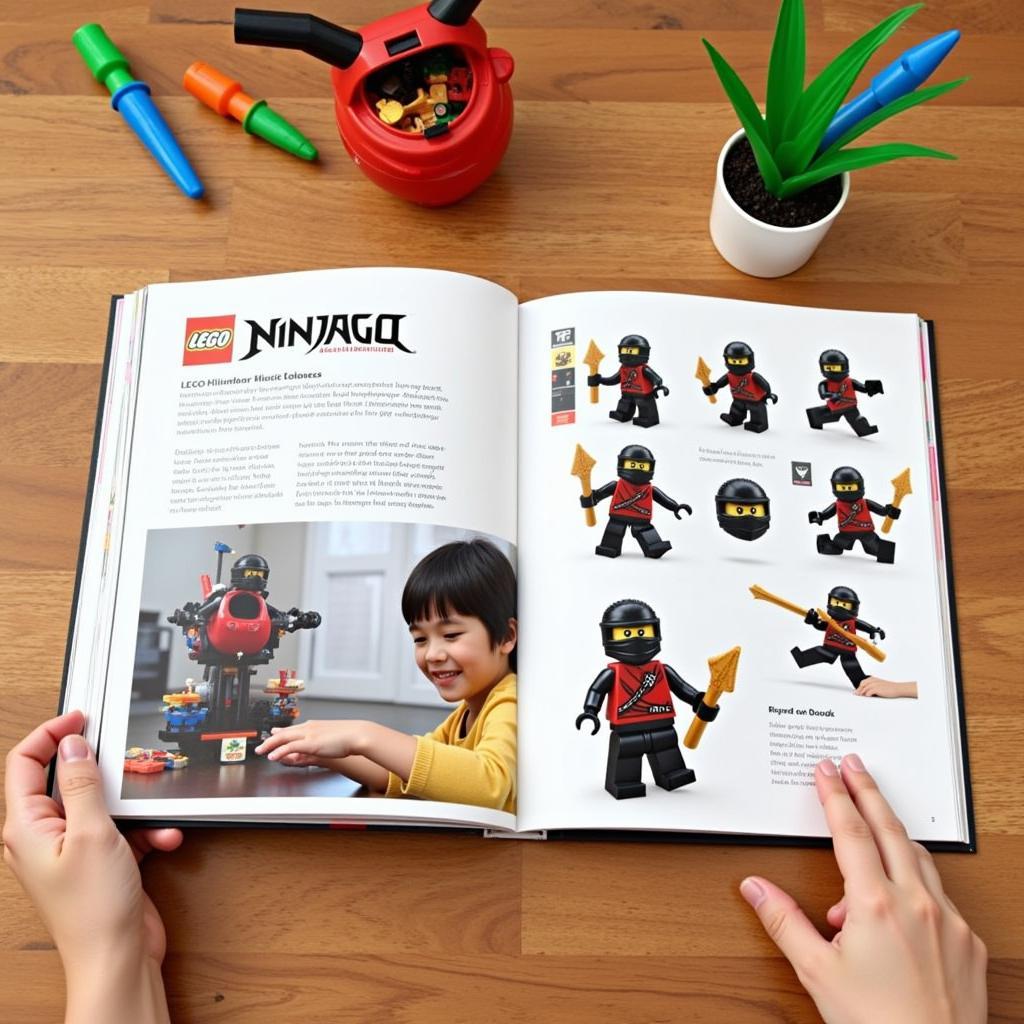 Sách hướng dẫn lắp ráp Lego Ninjago