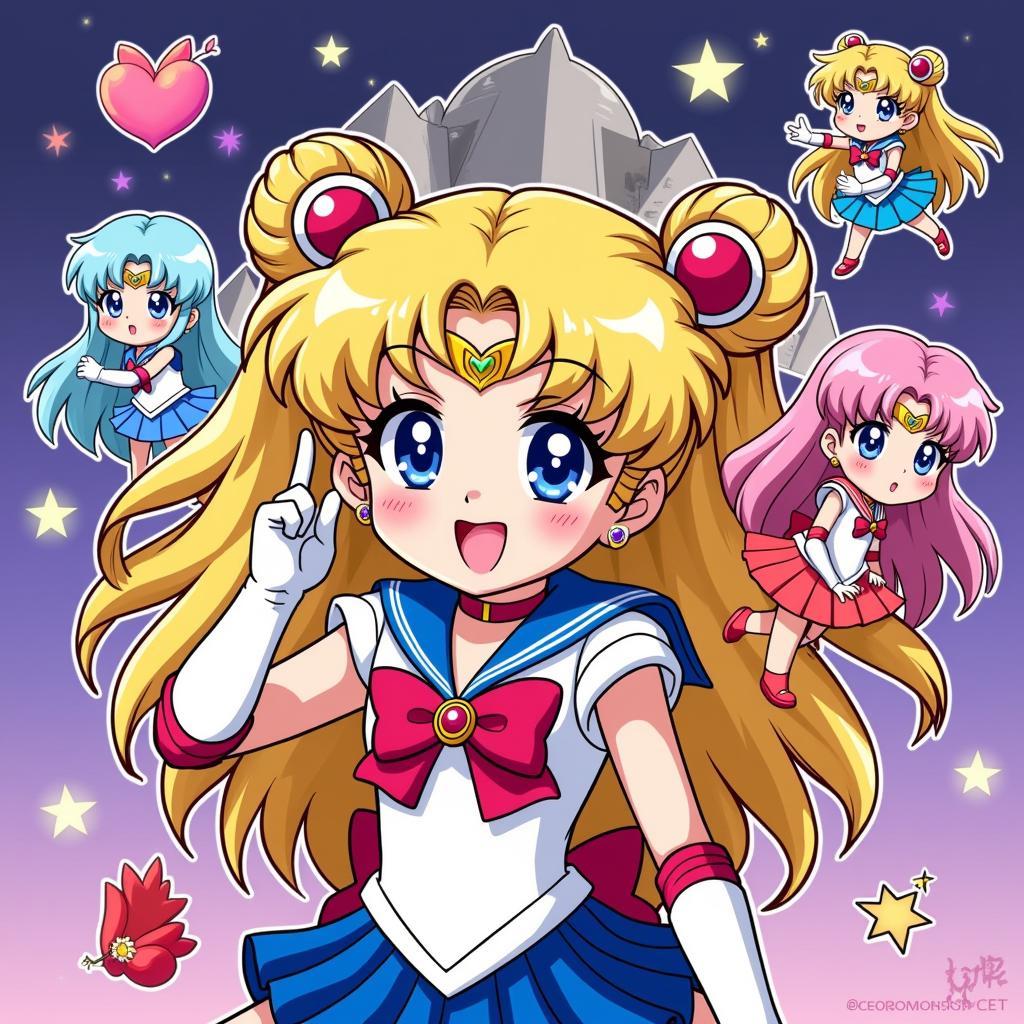 Game Thủy Thủ Mặt Trăng Chibi: Sailor Moon