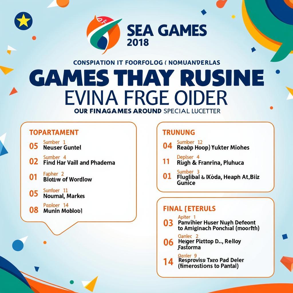 Lịch thi đấu chung kết SEA Games 32