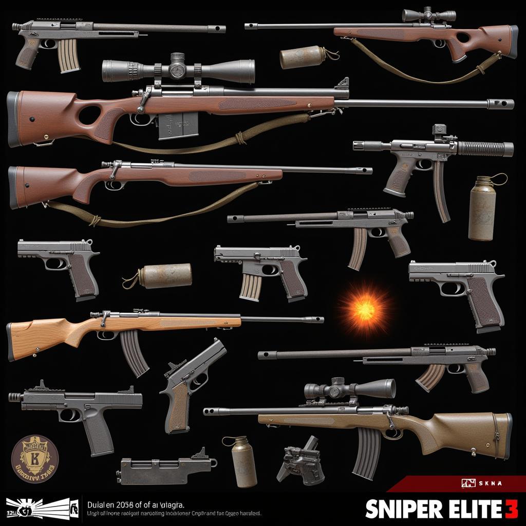 Sniper Elite 3: Hệ Thống Vũ Khí Đa Dạng