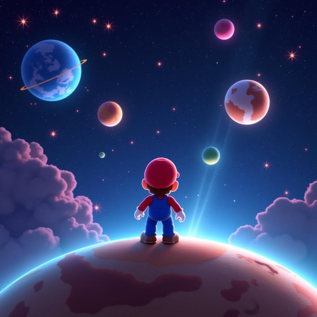 Super Mario Galaxy PC: Lạc vào vũ trụ với những vì sao lấp lánh