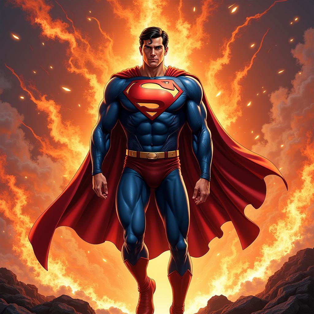 Superman trong DC Legends: Biểu tượng của sức mạnh và hy sinh