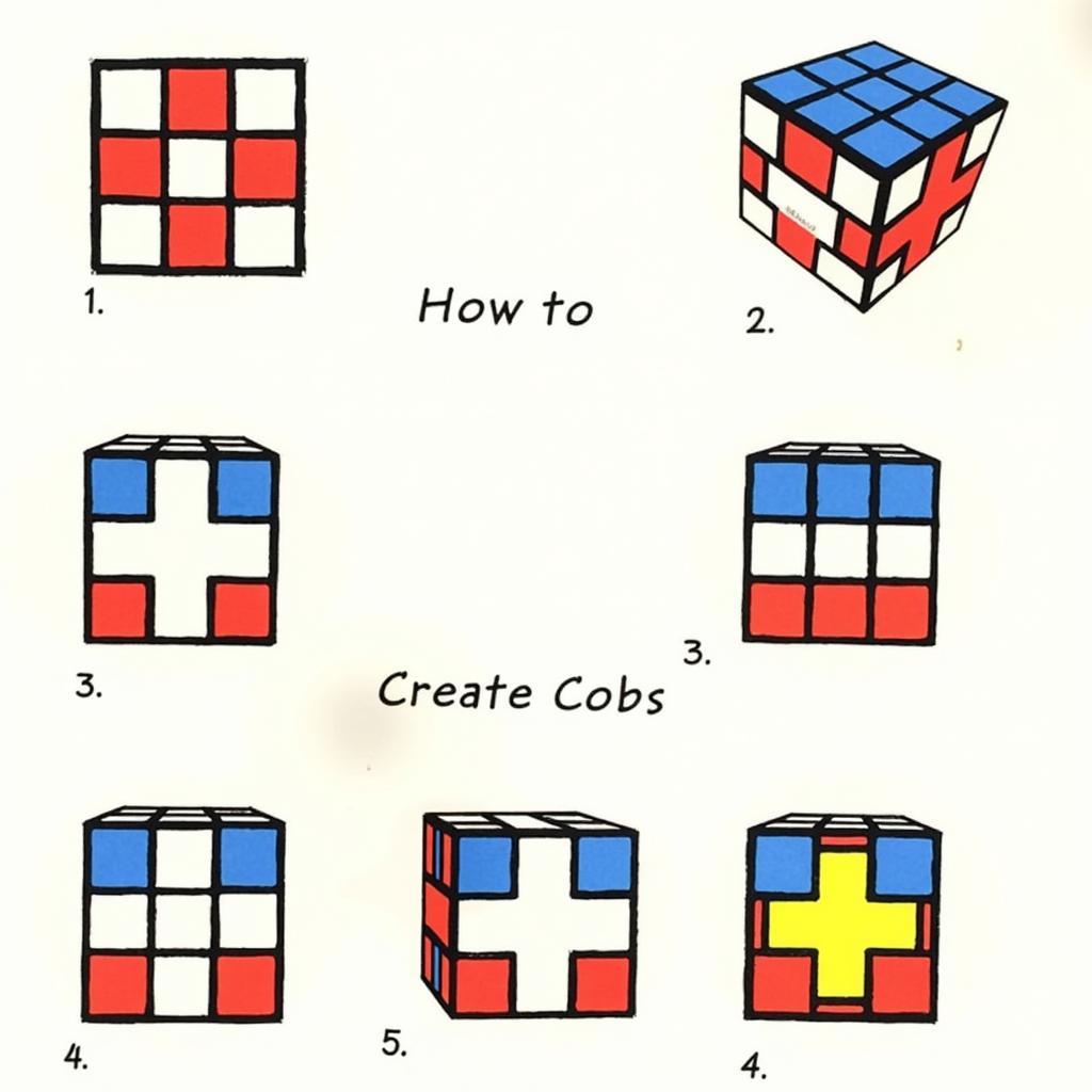 Cách Tạo Chữ Thập Rubik 4x4