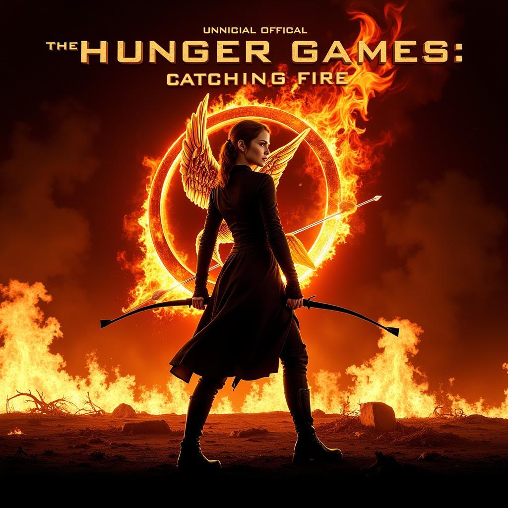 Poster chính thức của phim "The Hunger Games: Bắt Lửa"