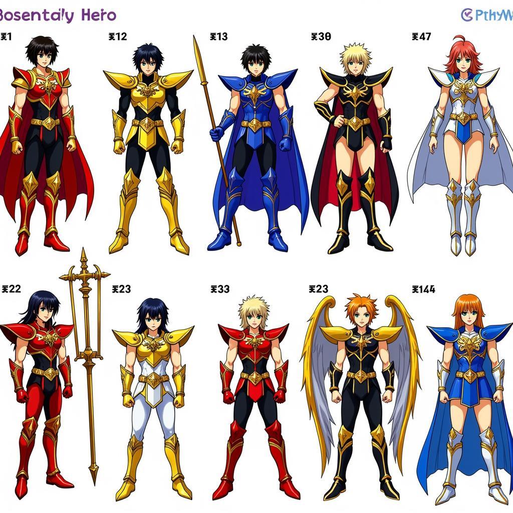 Thu thập và nâng cấp các Hiệp sĩ trong Saint Seiya RPG