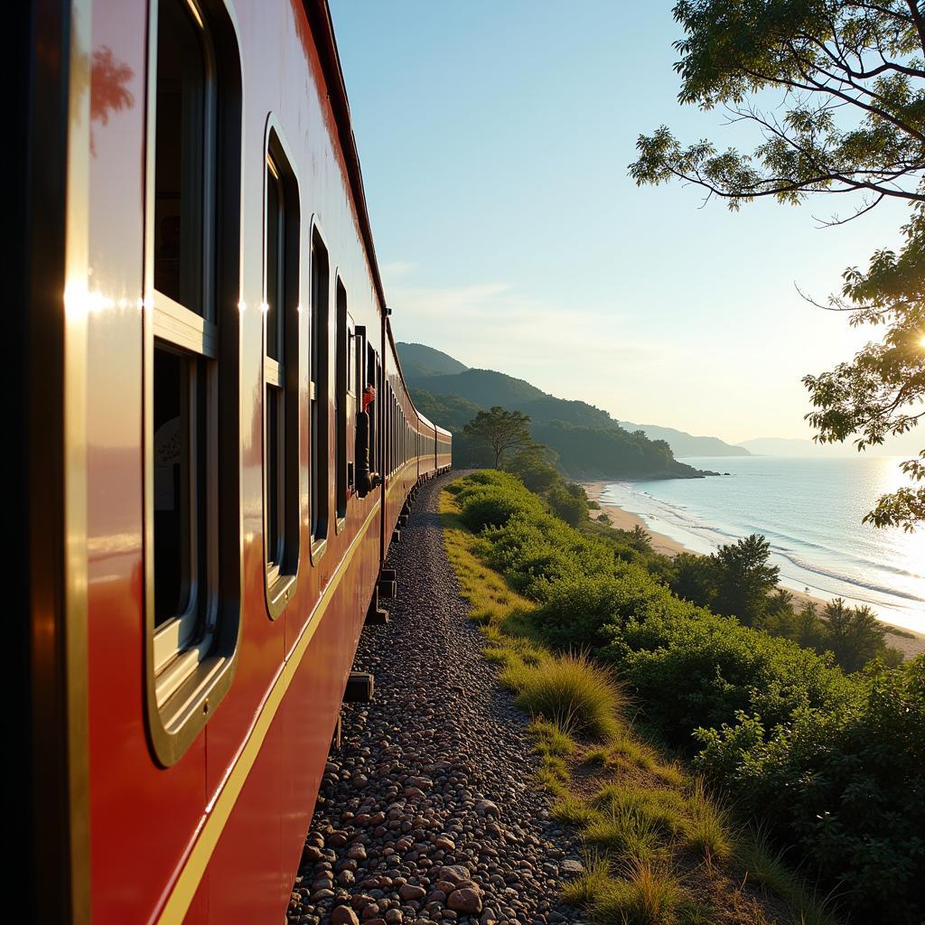 Tuyến Hà Nội - Nha Trang tàu Thống Nhất: Khám phá vẻ đẹp miền Trung, biển xanh nắng vàng