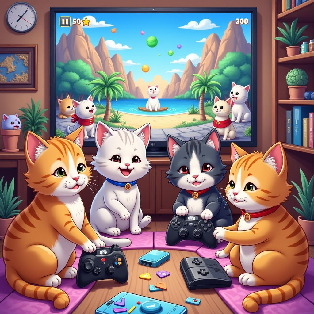 Hình ảnh minh họa cho Vương Quốc Mèo Game