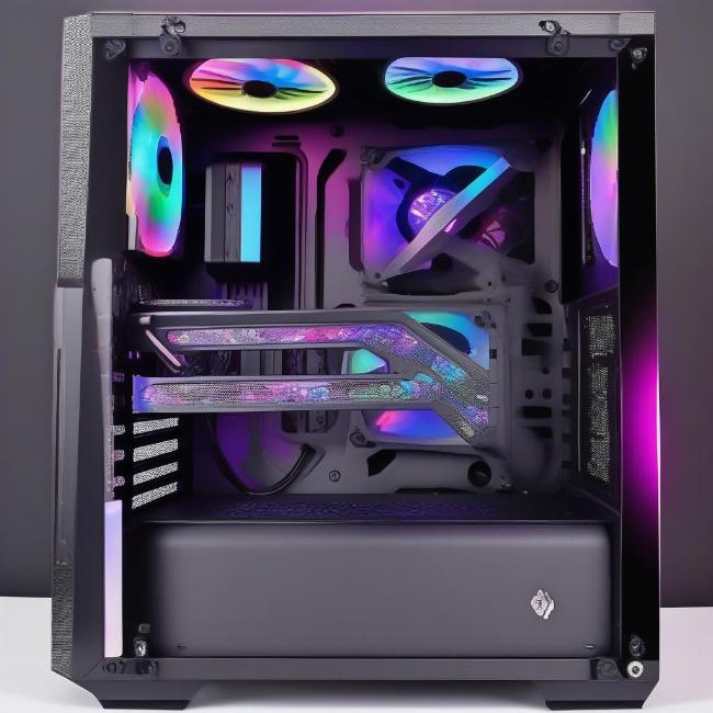 Bộ case PC gaming LED cực đẹp