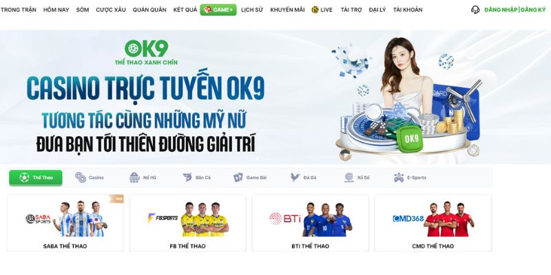 Đăng nhập OK9 – Tham gia sân chơi cá cược đỉnh cao 2024