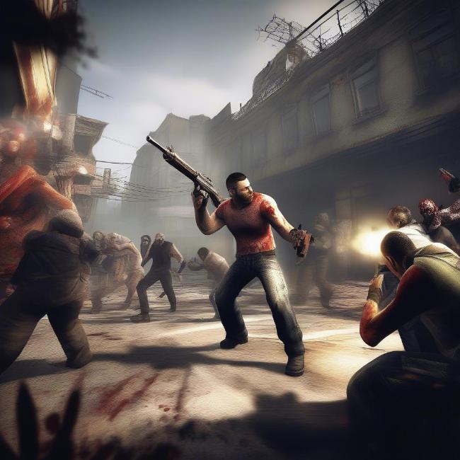 Dead Trigger 2 Mod APK Màn Hình Chơi