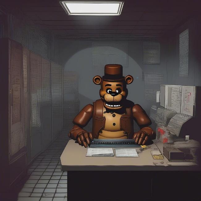 Using the Freddy Fazbear Mask for Survival in Five Nights at Freddy's 2