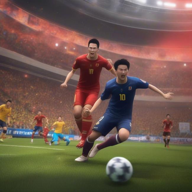 Hình ảnh game đá bóng Việt Nam FIFA Online 4