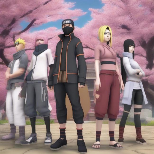 Game Thời Trang Sakura Naruto Trong Thế Giới Ninja