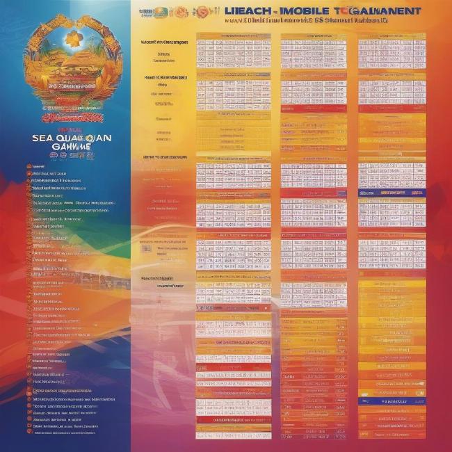 Lịch thi đấu Liên Quân Sea Games 31 chính thức