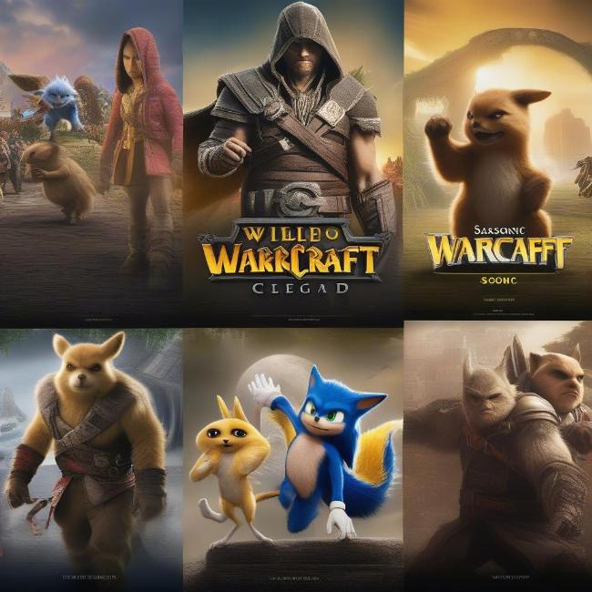 Phim game đỉnh cao, Warcraft, Assassin's Creed, Detective Pikachu, Sonic the Hedgehog