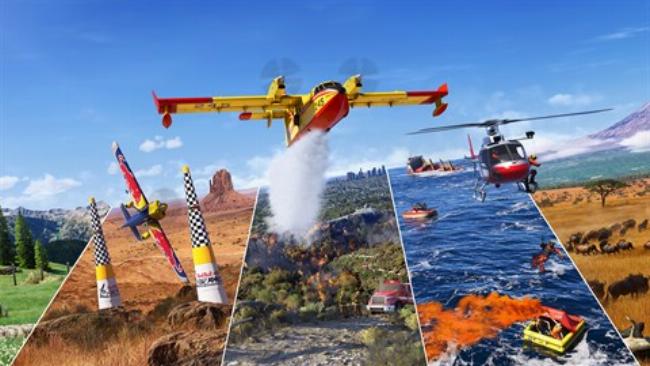 Microsoft Flight Simulator tái hiện bầu trời và cảnh quan chân thực, mang đến trải nghiệm bay lượn tuyệt vời.