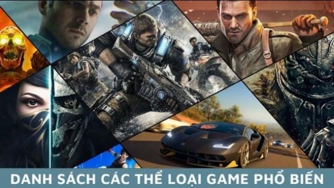 Hình ảnh minh họa các loại hình game bài vui phổ biến trên mobile, pc và web