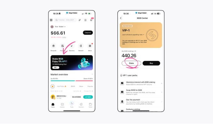 Staking trên ví Bitget: Hướng Dẫn Hoàn Chỉnh Cho Người Mới 